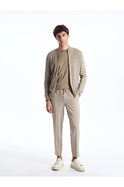 LC Waikiki Men's Knitwear Cardigan - LCWAIKIKI Classic, Stand Collar, Standard Fit