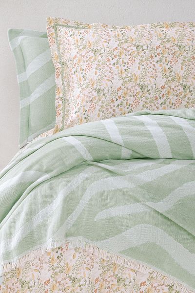 Yataş Lenzy Double Duvet Cover Set / Dowry Set - Sage