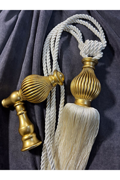 Helezoni Accesoriu pentru perdea Brașoare scurte cu ciucuri pentru perete Brașoare și Renso Set 1 Brașoare - 1 Renso