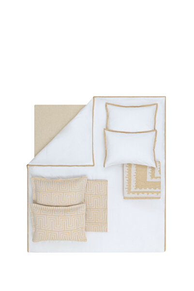 Yataş Harlow Double Fall Winter 8-Piece Dowry Set - Mustard