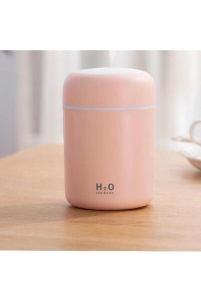 Hediye Vakti 300 ml Ultrasonic Air Humidifier Steam Maker and Aroma Pink