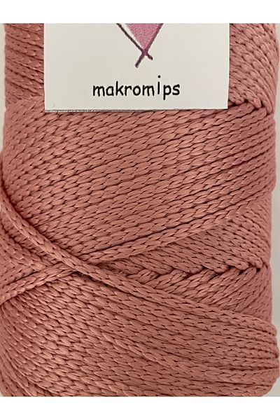 Makromİps 100g 1.5mm Macrame Thread Supla Bag - Premium Polyester Hobby Hand Knitted Thread