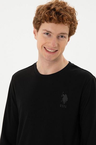 U.S. Polo Assn. BAZA. POLO BĂRBAȚI SLIM FIT O GÂT SPORT 1823935   GOUR