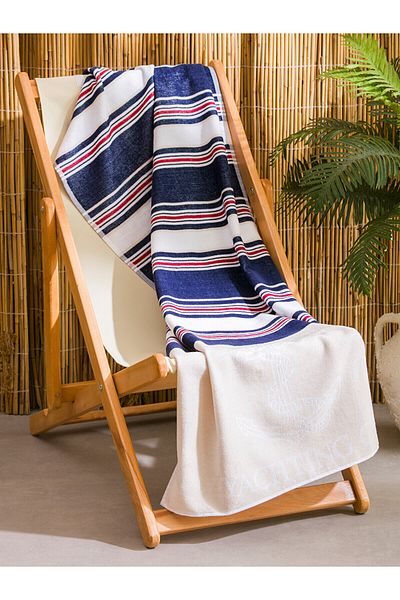 LC Waikiki Line Patterned Beach Towel 70x140 Cm