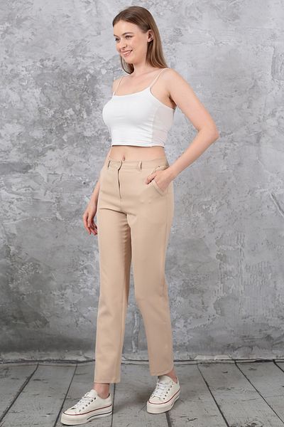 NARİKA High Waist Lycra Fabric Pants