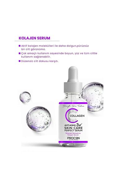 PROCSIN Vitamin C and PROCSIN Hyaluronic Acid - Brightening and Intensive Moisturizing Serum 20 ML