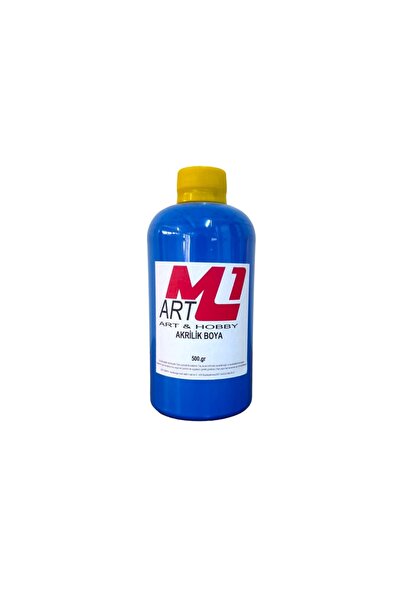 m1 art Akrilik Boya 500.GR - 15 Farklı Renk Seçeneği - Ahşap, Tuval, Seramik ...