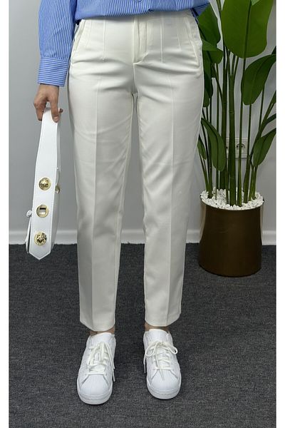 bybaharoz ZRA Model Fabric - Comfortable Cut Trousers