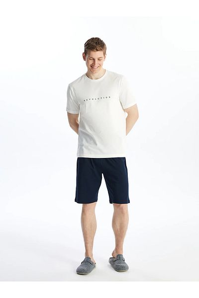 LC Waikiki LCW DREAM Standard Fit Men's Shorts Pajamas Set