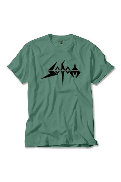 Z zepplin Πράσινο T-Shirt Sodom Text