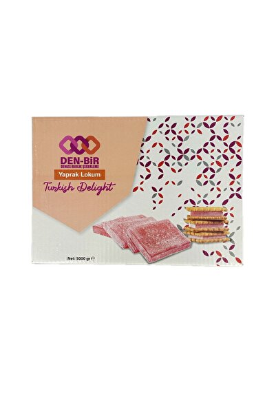 Derviş Şekerleme KISTIRMALIK YAPRAK LOKUM (5 KG)