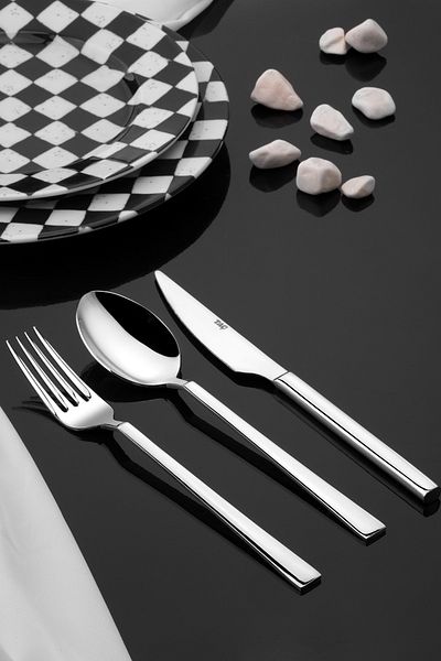 Taç Calista Viento - 12 Person 72 Piece Fork Spoon Knife Set