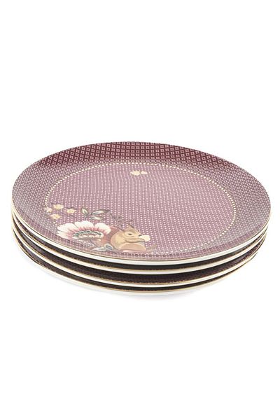 Mikasa Moor Magenta 4-Piece Cake Plate - 20cm DE16.363659