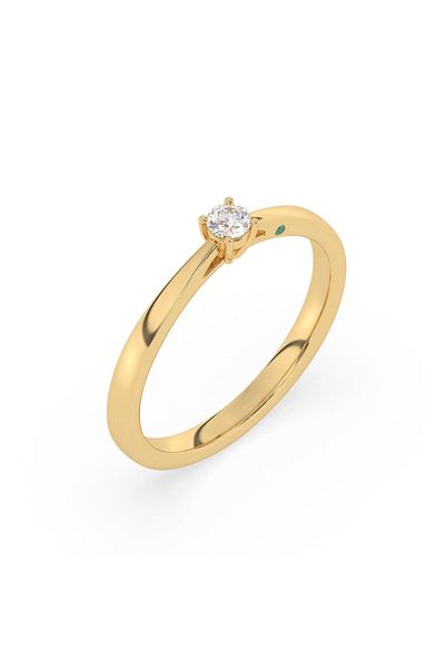 1'ASLAN Diamo Diamonds Damen-Ring 585 Gold 9-dd001-yg-10-52