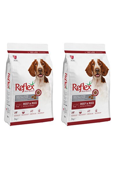 Reflex Yüksek Enerjili Biftekli Köpek Maması 2x3 Kg.