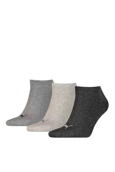 Puma 3er-Pack Unisex-Sneakersocken – Damen Herren einfarbig