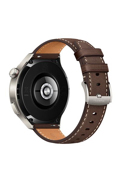 Huawei Watch 4 Pro Smartwatch - Spherical Sapphire Glass, Android & iOS Compatible, Brown