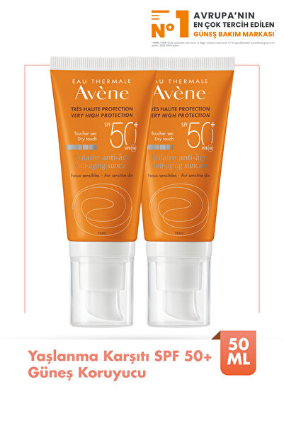 Avene Anti-age Spf 50+ Yaşlanma Karşıtı Yüksek Korumalı Güneş Kemi 50 ml x2