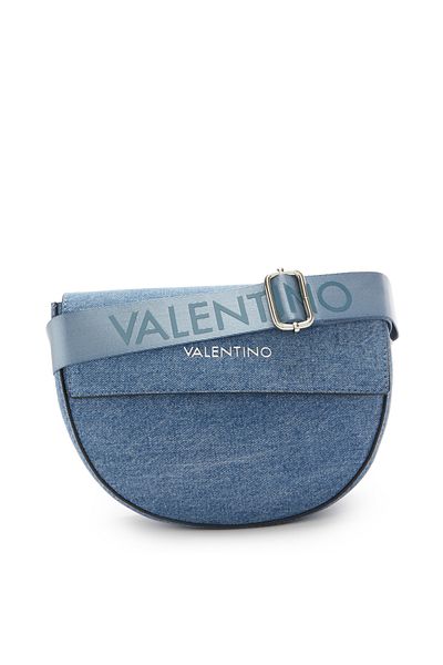 1'ASLAN Valentino Bags Bigs Damen Umhängetasche Blau Vbs7so02redenim