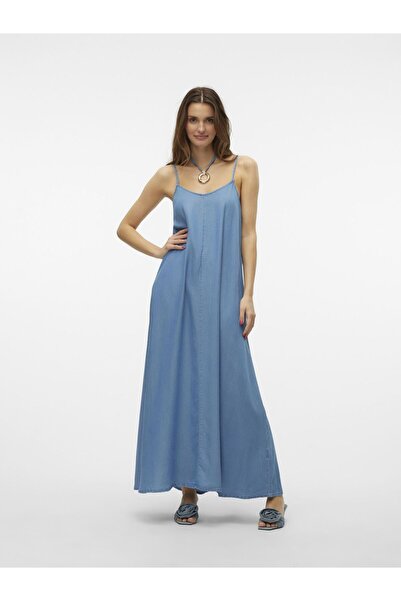 Vero Moda Γυναικείο Καλοκαιρινό Φόρεμα 10283677 Μπλε