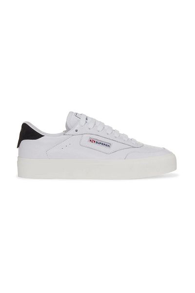 Superga 3843 Court Unisex bílé a černé tenisky