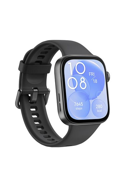 Huawei WATCH FIT 3 - 1.82" AMOLED Display, Ultra-Slim Design, iOS & Android Compatible, Black