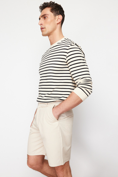 Trendyol Collection Šortky Regular Fit Stone Chino - TMNSS24SR00053