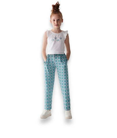 nk kids طقم تي شيرت ناعم وبنطلون فضفاض للفتيات من LIMI