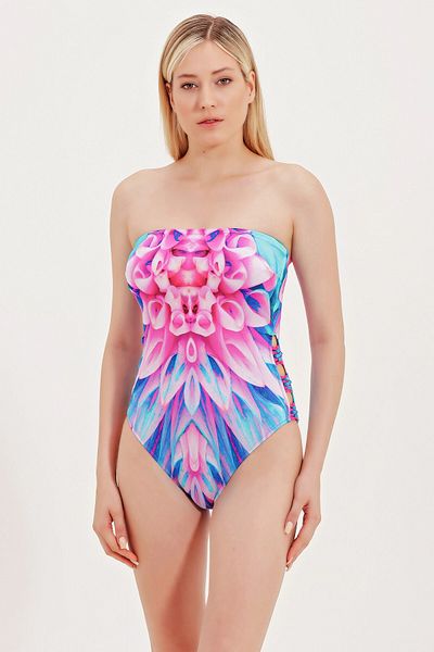 ZEKİ Strapless Swimsuit