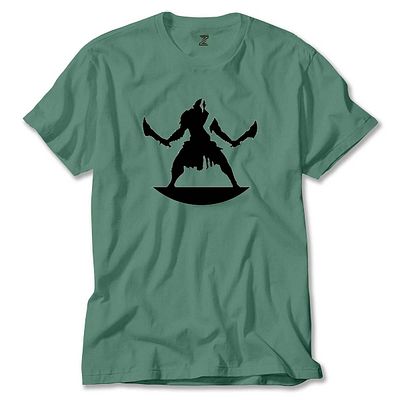 Z zepplin God of War Kratos 2 - Πράσινο T-Shirt