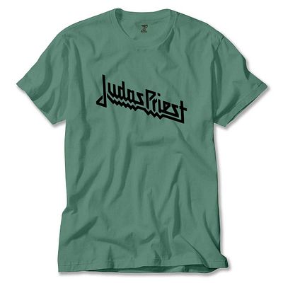 Z zepplin Πράσινο μπλουζάκι με λογότυπο Judas Priest