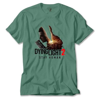 Z zepplin Πράσινο T-Shirt Dying Light Stay Human