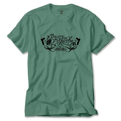 Z zepplin Bullet For My Valentine - The Poison Album Green T-Shirt