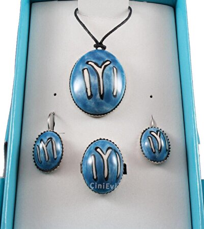 Çini Evi مجموعة البلاط بحجم Kayi - قطع مريح