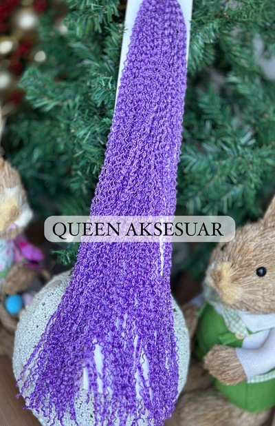 Queen Nelly Afrika Brezilya rasta afro uzun örgü postiş saçı tost kıvırcık dalgalı mor lila karnaval