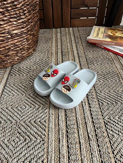 Behtah Kundura Boy's 6-Piece Jibbitz Fancy Gift Slippers - Daily Garden Pool Sandals