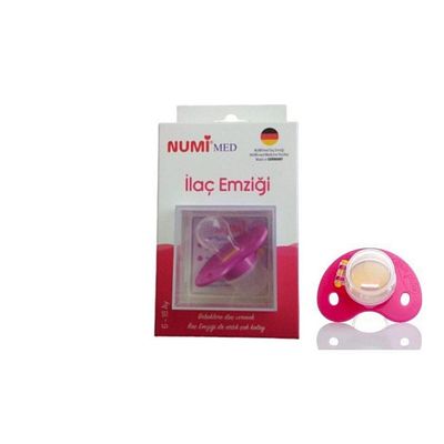Numimed 0-6 Months Pink Medicine Pacifier