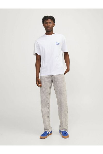Jack & Jones Crew Neck Men's T-shirt - Back Printed,12256258