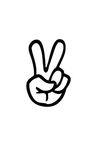 Kumraldede ملصق متوافق مع علامة السلام - السيارة، السيارة، الكمبيوتر المحمول،...