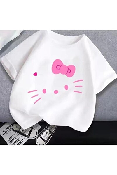 Toum Tricou pentru tineri Hello Kitty Face