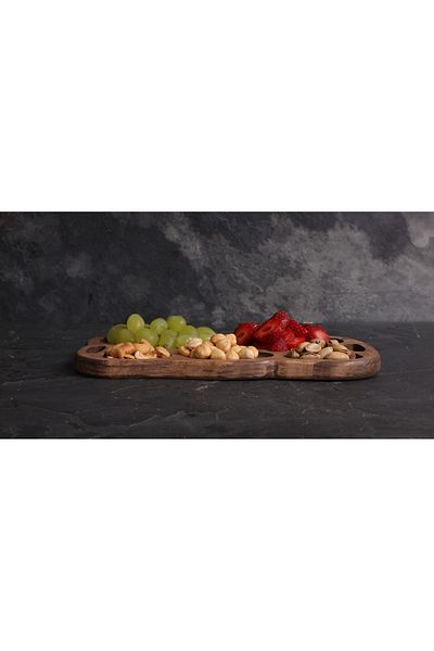 SAMMWOOD Wooden Decorative Presentation Plate, Frame, Candy Holder, Presentation Tray