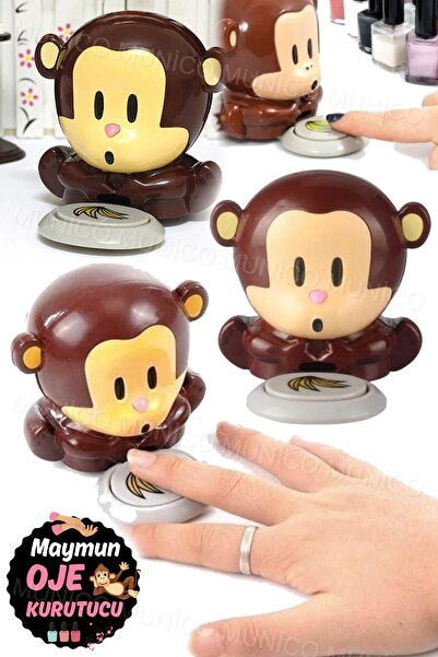 Munico Pilli Oje Kurutucu Tırnak Kurutucu Cihaz Minik Kahraman Munico Maymun ...