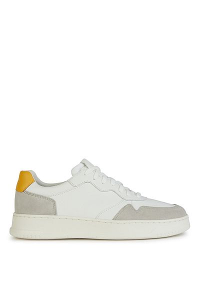 Geox Geox White Trainers Mens Shoes