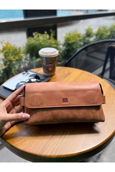 MFT Leather Design Τσάντα Unisex από γνήσιο δέρμα - Boliva Cameleon (9874)