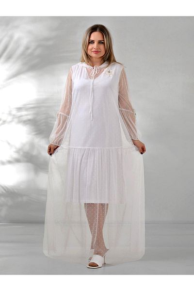 HARUN KULABER Summer Stylish Lace Hooded Dress