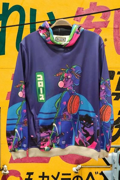 FG KONNİCHİWA Konnicihiwa Art Design Unisex Sweatshirt - Special Edgy, Sayida Design, Hudi