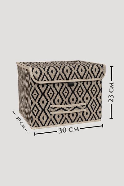 BRAMBLE LIFE Bohe 2 Pieces Mini Shelf Organizer - Κουτί αποθήκευσης πολλαπλών χρήσεων με καπάκι 30x30x23cm