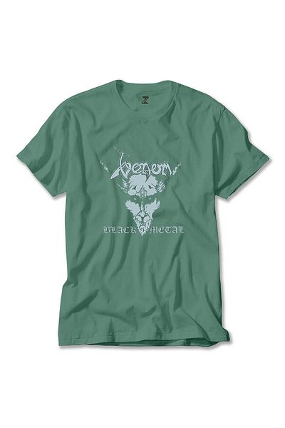 Z zepplin Μπλουζάκι Venom Black Metal Ασημί Πράσινο