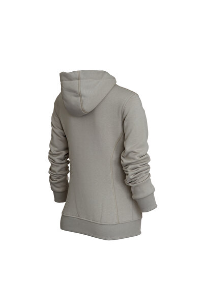 Cresta Tam Fermuarlı Kapüşonlu Gri Kadın Sweatshirt