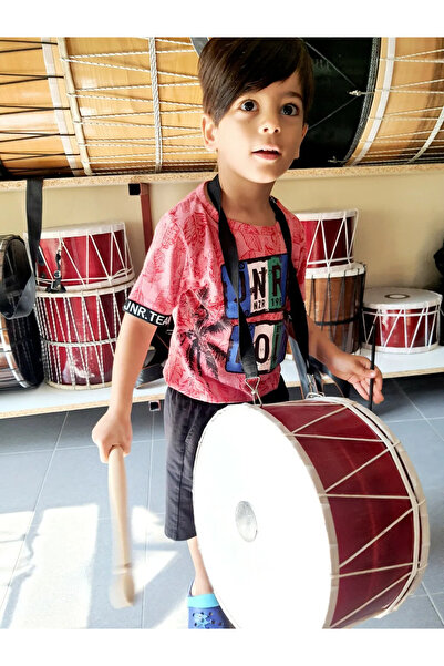 Unosell Çocuk Işıklı İçin Asma Davul 31 cm, Kid Size Drum Davul W/ Light Sticks